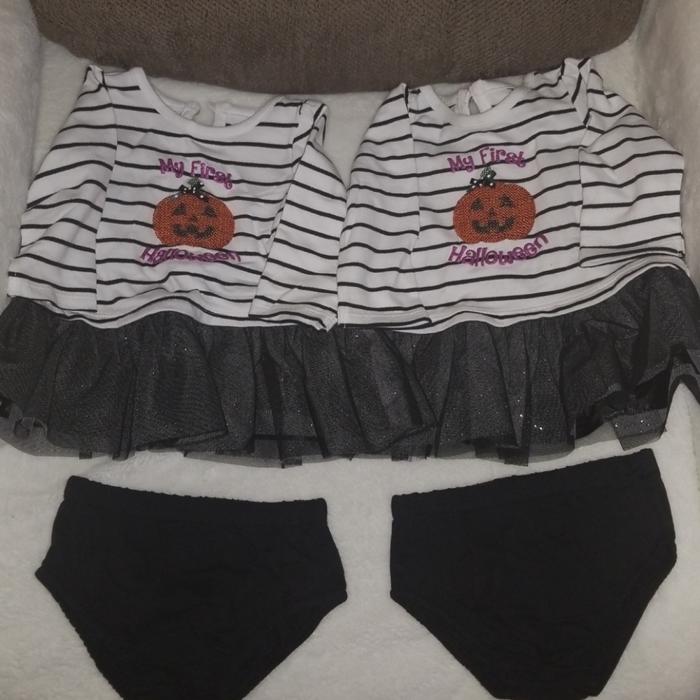 🎈Nwtgs🎈 🎃Twin Girl 2 Peice Halloween Oulits🎃